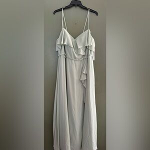 Azazie Maxi Dress in color Dusty Sage